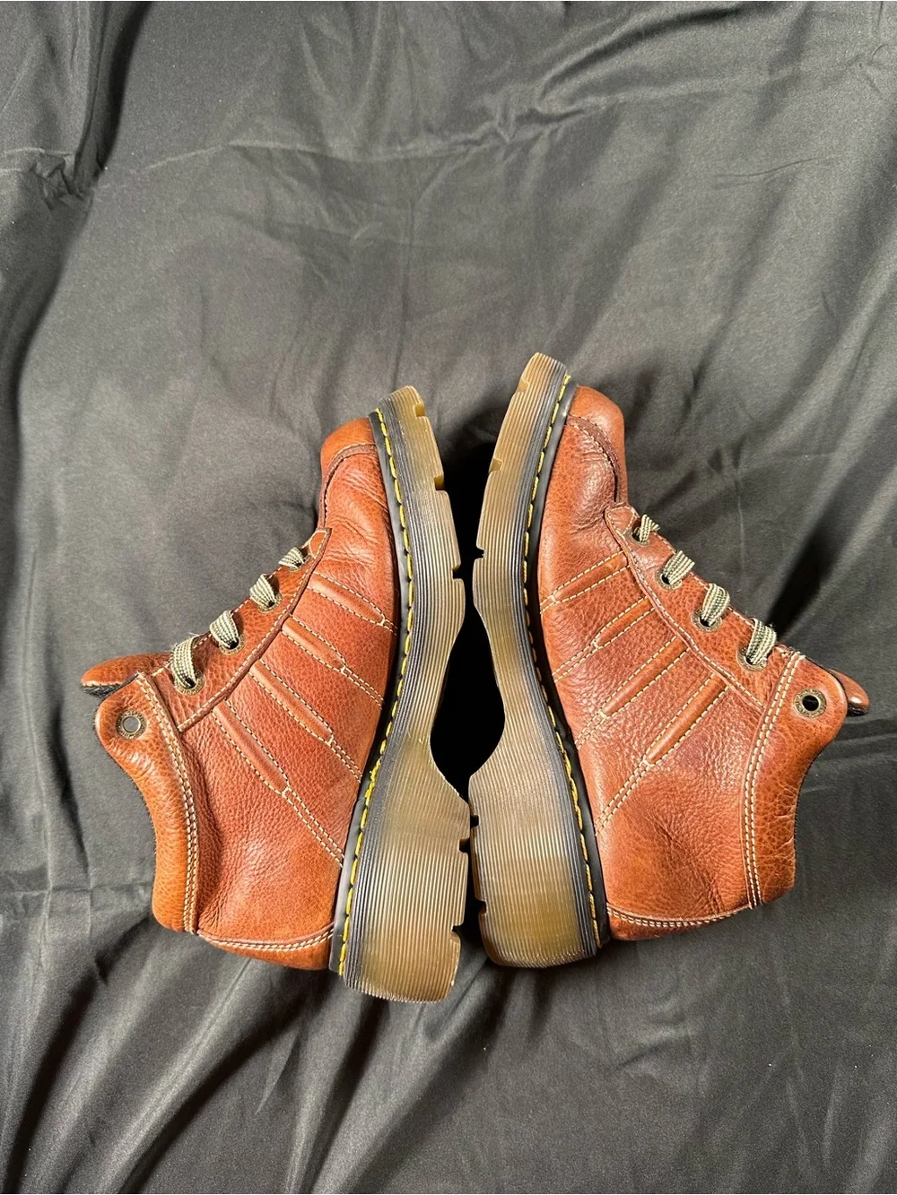 Dr Martens Chunky Platform Brown Boots Vintage 2C01 Retro Y2K Men 7 Women 8 39EU